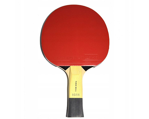 Ракетка для настільного тенісу BUTTERFLY Timo Boll SG55, чорно-червона