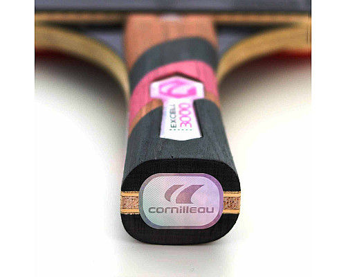 Ракетка для настільного тенісу Cornilleau EXCELL CARBON 3000, чорно-червона
