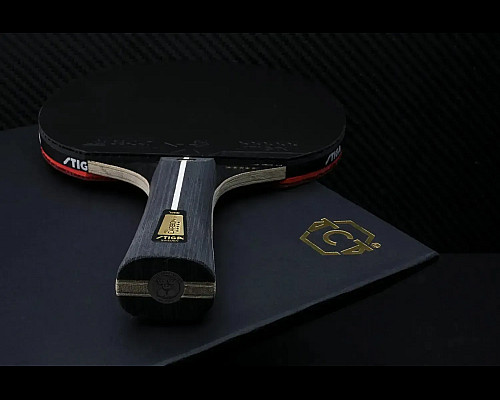 Ракетка для настільного тенісу Stiga Pro Carbon Plus 5 Star FL, чорна