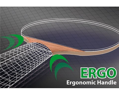 Ракетка для настільного тенісу DONIC WALDNER 1000, чорно-червона