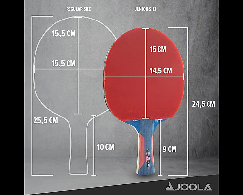 Ракетка для настільного тенісу Joola Rossi JR Pro 53140, чорно-червона