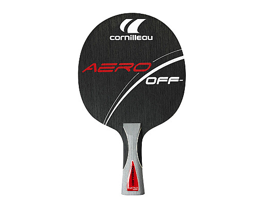 Ракетка для настільного тенісу Cornilleau AERO OFF CONCAVE, чорно-червона