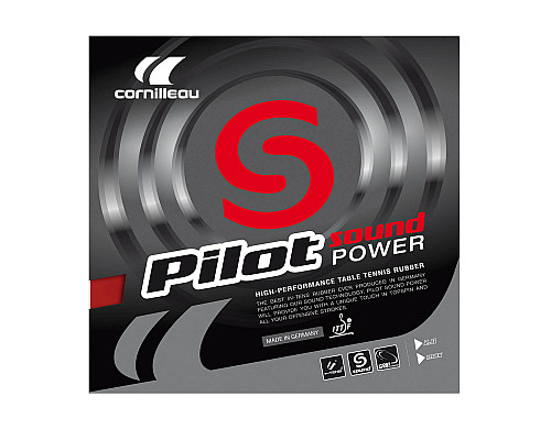 Накладка для ракетки Cornilleau PILOT SOUND POWER 35 MAX, червона