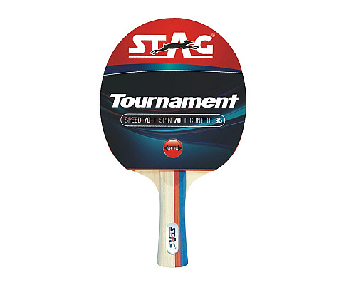 Ракетка для настільного тенісу STAG TOURNAMENT, червона
