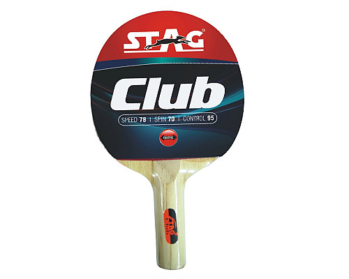 Ракетка для настільного тенісу STAG CLUB, червона