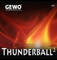 Накладка для ракетки Gewo Thunderball² 2.1, червона