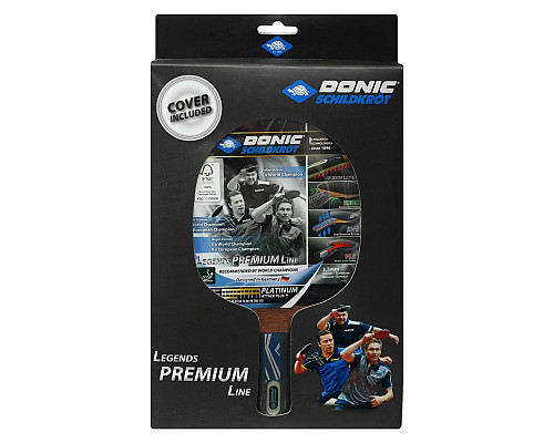 Набір для настільного тенісу Donic Legends Premium Platinum, чорний