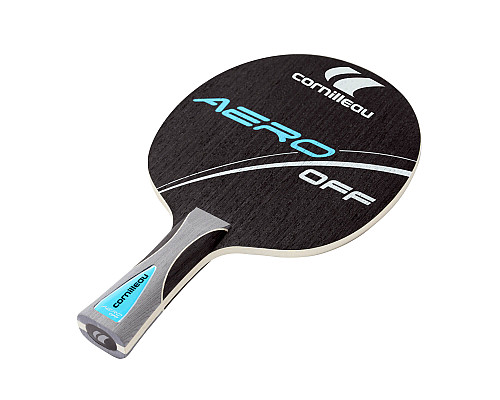 Ракетка для настільного тенісу Cornilleau AERO OFF CONCAVE, чорно-блакитна