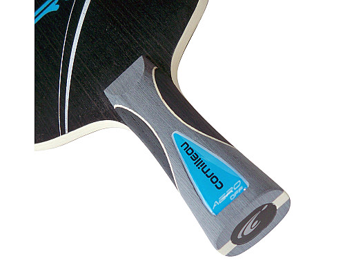 Ракетка для настільного тенісу Cornilleau AERO OFF CONCAVE, чорно-блакитна