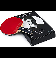 Ракетка для настільного тенісу Butterfly Ovtcharov Prime C Carbon FL, чорно-червона