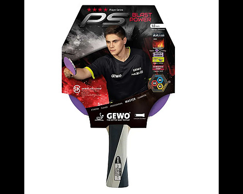 Ракетка для настільного тенісу Gewo PS Blast Power FL, фіолетова