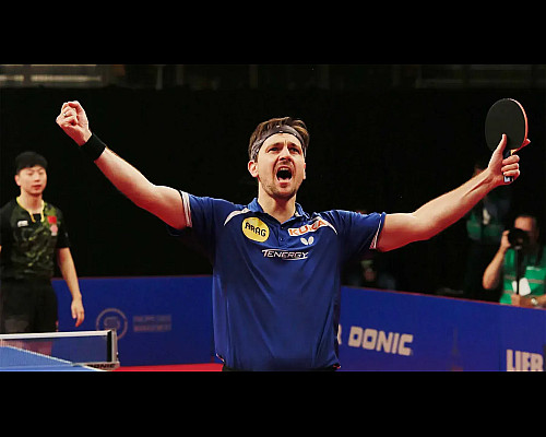 Ракетка для настільного тенісу Butterfly Timo Boll Specialist FL, чорна-червона