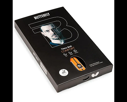 Ракетка для настільного тенісу Butterfly Timo Boll Comfort FL, чорно-червона