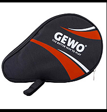 Чохол для ракетки Gewo Round Cover Master з відділенням для м'ячів, чорно-червоний