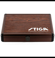Кейс для настільного тенісу Stiga Alubatcase Home, коричневий