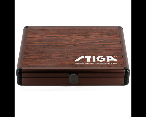 Кейс для настільного тенісу Stiga Alubatcase Home, коричневий