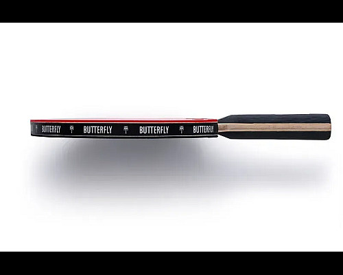 Ракетка для настільного тенісу Butterfly Ovtcharov Expert FL, чорно-червона