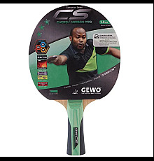 Ракетка для настільного тенісу Gewo CS Energy Carbon Pro FL, чорно-червона
