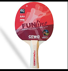 Ракетка для настільного тенісу Gewo Fun-Starter FL,  чорно-червона