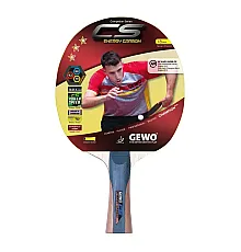 Ракетка для настільного тенісу Gewo CS Energy Carbon FL, чорно-червона