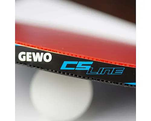 Ракетка для настільного тенісу Gewo CS Energy Carbon FL, чорно-червона