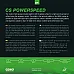 Ракетка для настільного тенісу Gewo CS Energy Carbon FL, чорно-червона