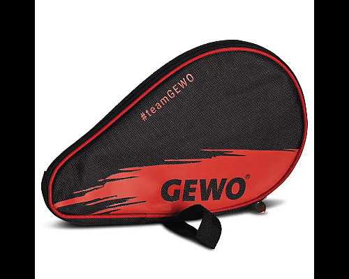 Чохол для ракетки Gewo Round Cover Wave з відділенням для м'ячів, чорно-червоний