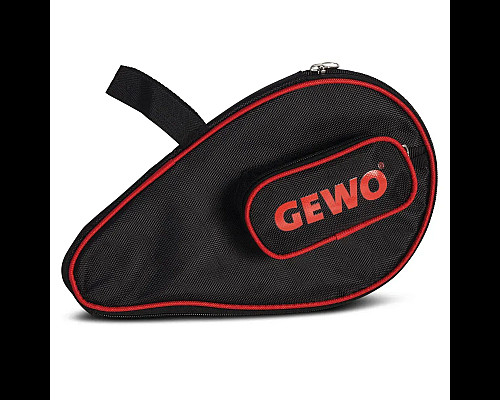 Чохол для ракетки Gewo Round Cover Wave з відділенням для м'ячів, чорно-червоний