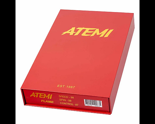 Ракетка для настільного тенісу Atemi FLAME, червона