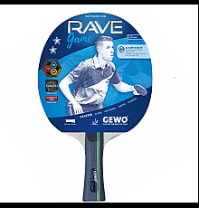 Ракетка для настільного тенісу Gewo Rave Game FL, чорно-червона