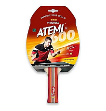 Ракетка для настільного тенісу Atemi 600, червоний