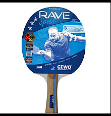 Ракетка для настільного тенісу Gewo Rave Speed FL, чорно-червона