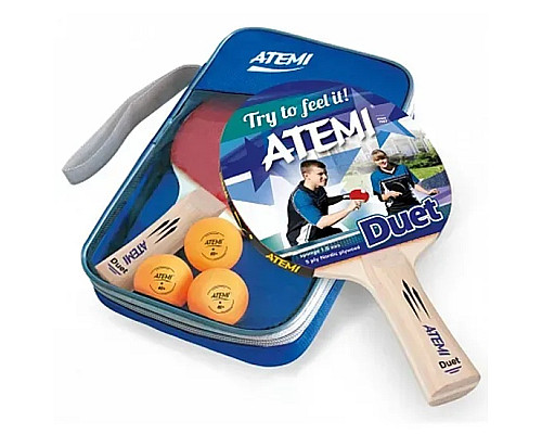 Набір для настільного тенісу Atemi Duet, червоні