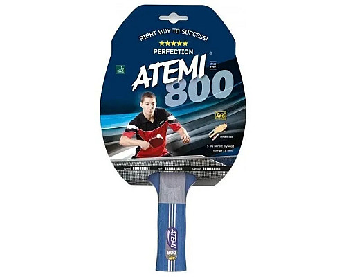Ракетка для настільного тенісу Atemi 800, чорна