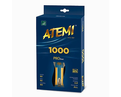 Ракетка для настільного тенісу Atemi 1000 Pro-Line, червона