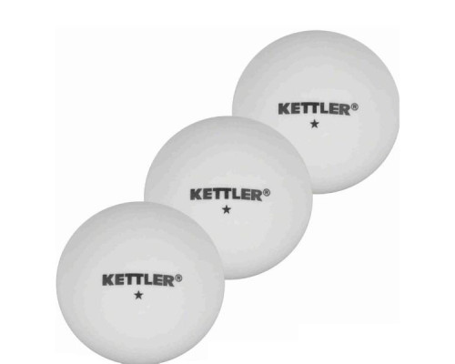 Набір - Ракетка для настільного тенісу KETTLER + м'ячі (2 + 6*)