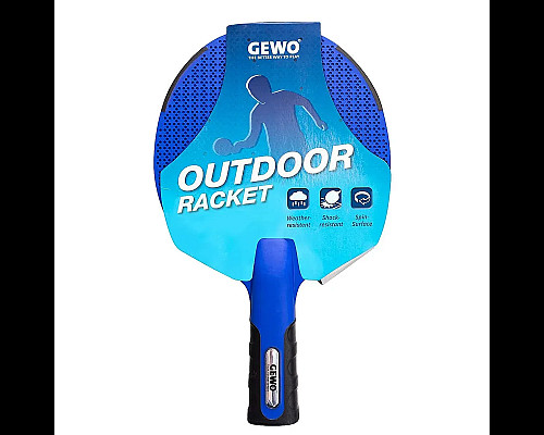 Ракетка для настільного тенісу Gewo Outdoor Blue FL, чорно-синій