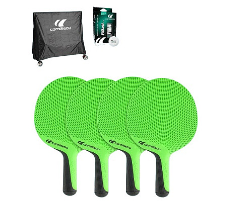 Набір для настільного тенісу Cornilleau FAMILY PACK OUTDOOR, зелений