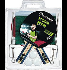 Набір для настільного тенісу Garlando Storm Plus, чорно-червоний