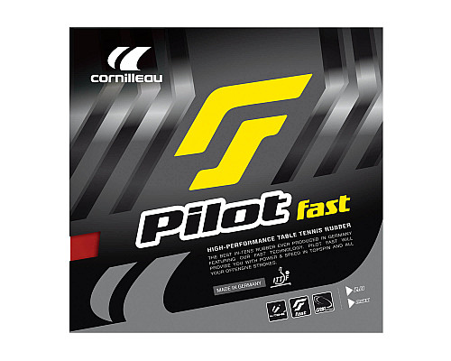 Накладка для ракетки Cornilleau PILOT FAST MAX, червона