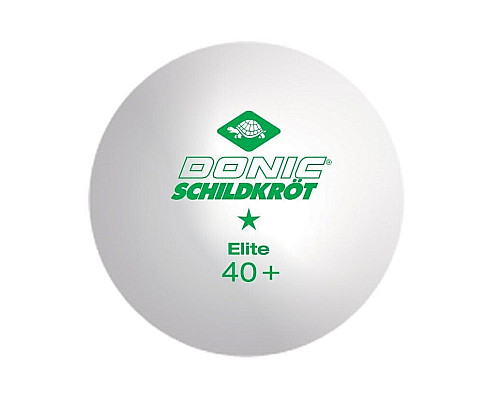 М'ячі для настільного тенісу DONIC Elite 3 шт, білі