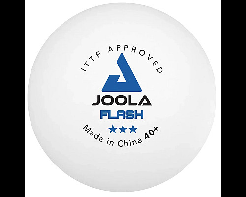 М'ячі для настільного тенісу Joola Flash 40+ 6 шт, білий