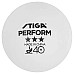 М'ячі для настільного тенісу Stiga Perform ABS 6 шт, білі