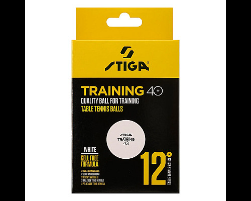 М'ячі для настільного тенісу Stiga Training ABS 12 шт, білі