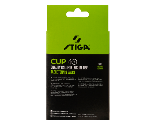 М'ячі для настільного тенісу Stiga Cup ABS 12 шт (1110-2510-12) М'ячі для настільного тенісу Stiga Cup ABS 12 шт (1110-2510-12)