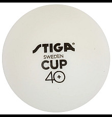 М'ячі для настільного тенісу Stiga Cup  ABS 12 шт, білі
