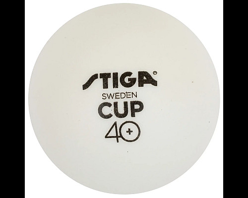 М'ячі для настільного тенісу Stiga Cup  ABS 12 шт, білі