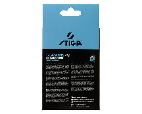 М'ячі для настільного тенісу Stiga Seasons, White 12 шт (1110-2810-12) М'ячі для настільного тенісу Stiga Seasons, White 12 шт (1110-2810-12)