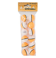 М'ячі для настільного тенісу Joola Spin Ball 12 шт, жовто-білі