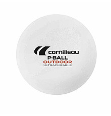 М'ячі для настільного тенісу Cornilleau OUTDOOR 6 шт, білі